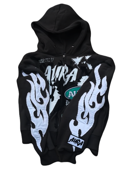 DISTORTED HOODIE “BLACK”